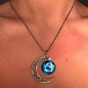 Crescent moon necklace